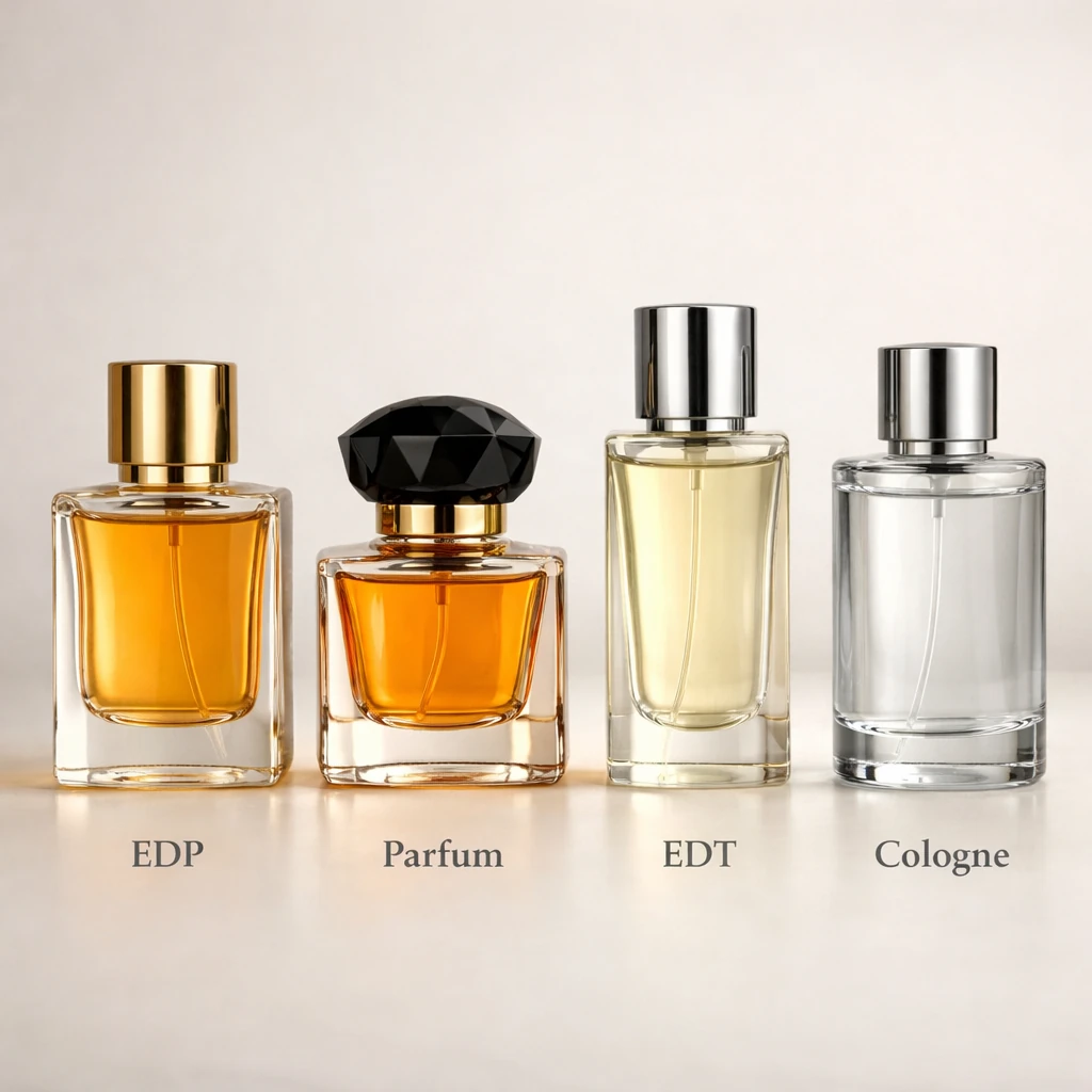 انواع عطر از نظر غلظت